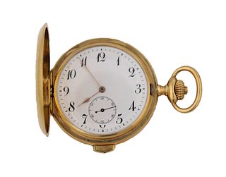 18K Yellow Gold 1/4 Repeater Pocket Watch