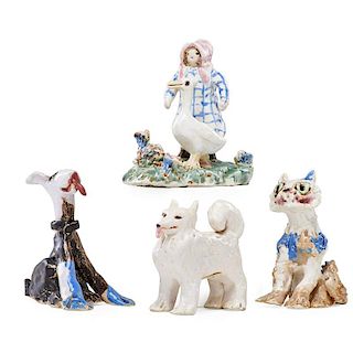 OVERBECK Four figurines