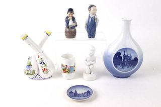 Four Royal Copenhagen Porcelain Table Articles