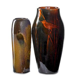 VALENTIEN; SHIRAYAMADANI; ROOKWOOD Two vases