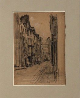 Jean-Hippolyte Marchand, Two Drawings of Paris