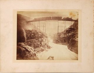 Albumen Print, "High Bridge Near Georgetown"
