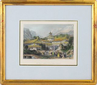 After Thomas Allom, Four Chinese Landscapes