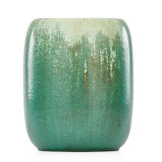 FULPER Large barrel-shaped vase