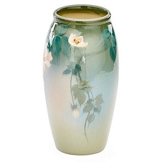 ED DIERS; ROOKWOOD Iris Glaze vase