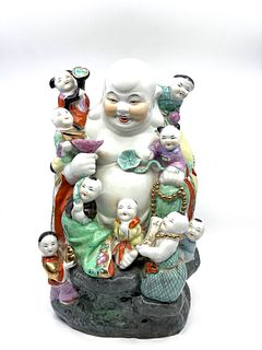 Vintage Chinese Porcelain Fertility figurine
