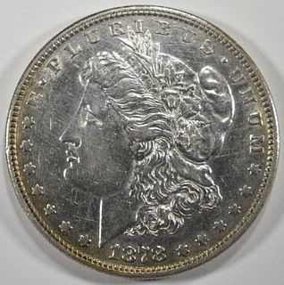 1878 8TF MORGAN DOLLAR AU