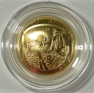 2019 APOLLO 11 CENTENNIAL COMM UNC $5 GOLD COIN