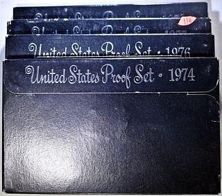 1974, 76-79 US PROOF SETS