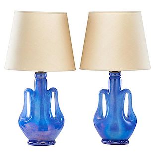 ERCOLE BAROVIER Pair of Eugeneo table lamps