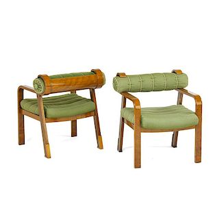 LEHR AND LEUBERT Pair of armchairs
