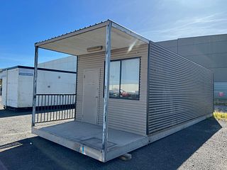 Unreserved - 10.8m x 3.4m Transportable building with front porch