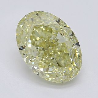 1.13 ct, Natural Fancy Yellow Even Color, VVS1, Oval cut Diamond (GIA Graded), Appraised Value: $18,200 