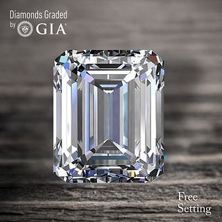 NO-RESERVE LOT: 1.70 ct, E/VS1, Emerald cut GIA Graded Diamond. Appraised Value: $49,000 