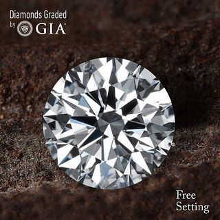 NO-RESERVE LOT: 1.50 ct, G/VVS2, Round cut GIA Graded Diamond. Appraised Value: $48,000 