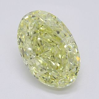 1.05 ct, Natural Fancy Yellow Even Color, VS1, Oval cut Diamond (GIA Graded), Appraised Value: $16,400 