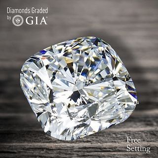 NO-RESERVE LOT: 1.70 ct, G/VS2, Cushion cut GIA Graded Diamond. Appraised Value: $38,700 