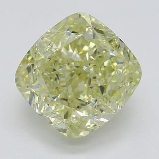 2.76 ct, Natural Fancy Yellow Even Color, VS1, Cushion cut Diamond (GIA Graded), Appraised Value: $66,200 