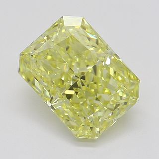 1.51 ct, Natural Fancy Intense Yellow Even Color, IF, Radiant cut Diamond (GIA Graded), Appraised Value: $71,100 