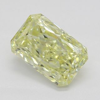 1.23 ct, Natural Fancy Yellow Even Color, IF, Radiant cut Diamond (GIA Graded), Appraised Value: $25,700 