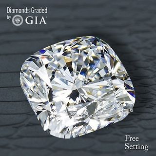 NO-RESERVE LOT: 1.51 ct, D/VS1, Cushion cut GIA Graded Diamond. Appraised Value: $46,300 