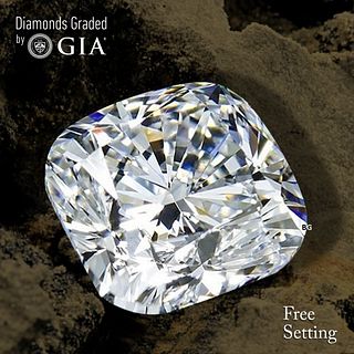 5.01 ct, G/VS1, Cushion cut GIA Graded Diamond. Appraised Value: $563,600 