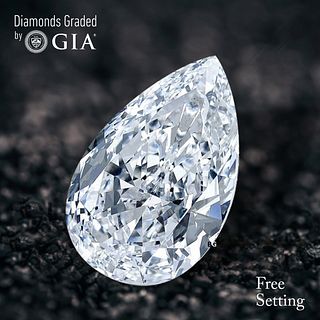 5.51 ct, H/IF, Pear cut GIA Graded Diamond. Appraised Value: $619,800 