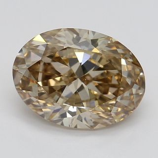2.00 ct, Natural Fancy Orange-Brown Even Color, VS1, Oval cut Diamond (GIA Graded), Appraised Value: $17,300 