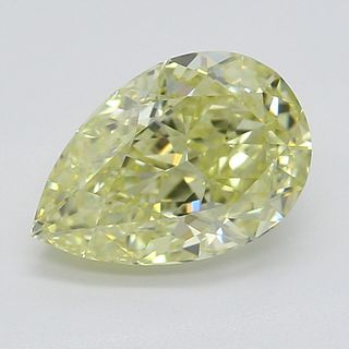 1.02 ct, Natural Fancy Yellow Even Color, VS1, Pear cut Diamond (GIA Graded), Appraised Value: $16,300 