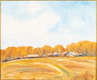 Homer Collins (Montana/GA), Sun Fields, 1991, O/C