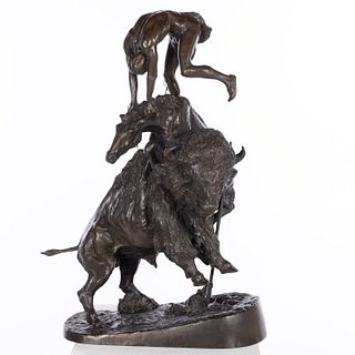 After Frederic Remington, Buffalo Horse, Bronze