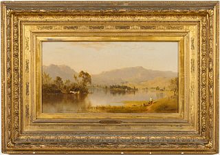 Sanford Robinson Gifford, Hudson River Scenery, Oil