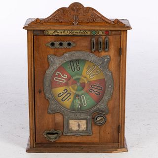 French Roulette Gambling Slot Machine, c. 1901