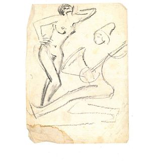 WILLIAM DIEDERICH Female figure, flamenco drawings