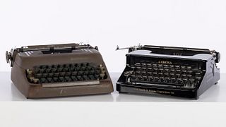 Two Smith and Corona Typewriters