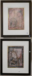 Three Danielle Desplan (French/American b. 1953) Collages