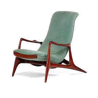 VLADIMIR KAGAN Adjustable lounge chair
