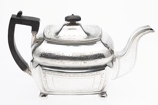 Regency Sterling Silver Teapot, Dublin, C. 1811