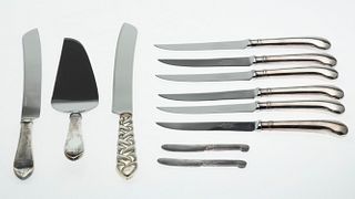 11  Knives Including Tiffany & Christofle