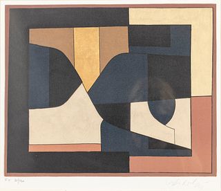 Victor Vasarely (1906-1997), Octal No. 6, Serigraph