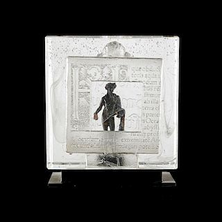 ANTOINE LEPERLIER Glass sculpture