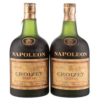 Croizet. V.S.O.P. Napoleón. Cognac. France. Piezas: 2.