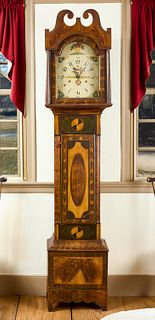Paint-Decorated Tall Clock