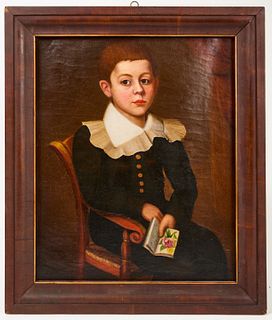 T.H. Cauldwell - Portrait of a Boy with a Book