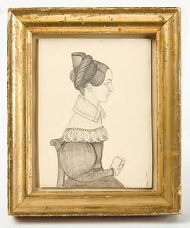J. M. Crowley - Miniature Portrait of a Lady