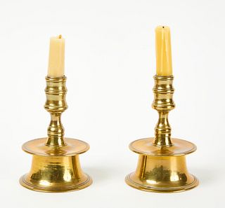 Pair of Capstan Candlesticks