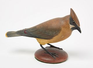 Frank Finney - Carved Waxwing