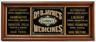 Dr. Jayne's Family Medicines Trade Sign