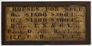 Early House Sale Sign