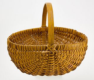 Basket in Original Chrome Yellow Paint